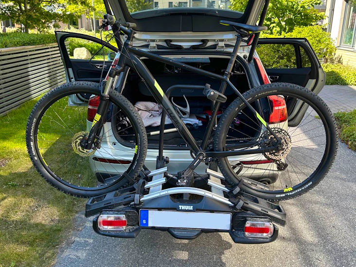 Cykelhållare thule för upp till 3 cyklar