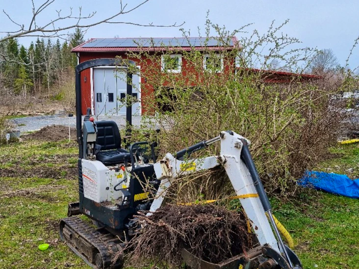 Minigrävare bobcat 1t