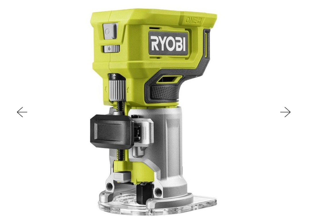 Handöverfräs ryobi rtr18-0