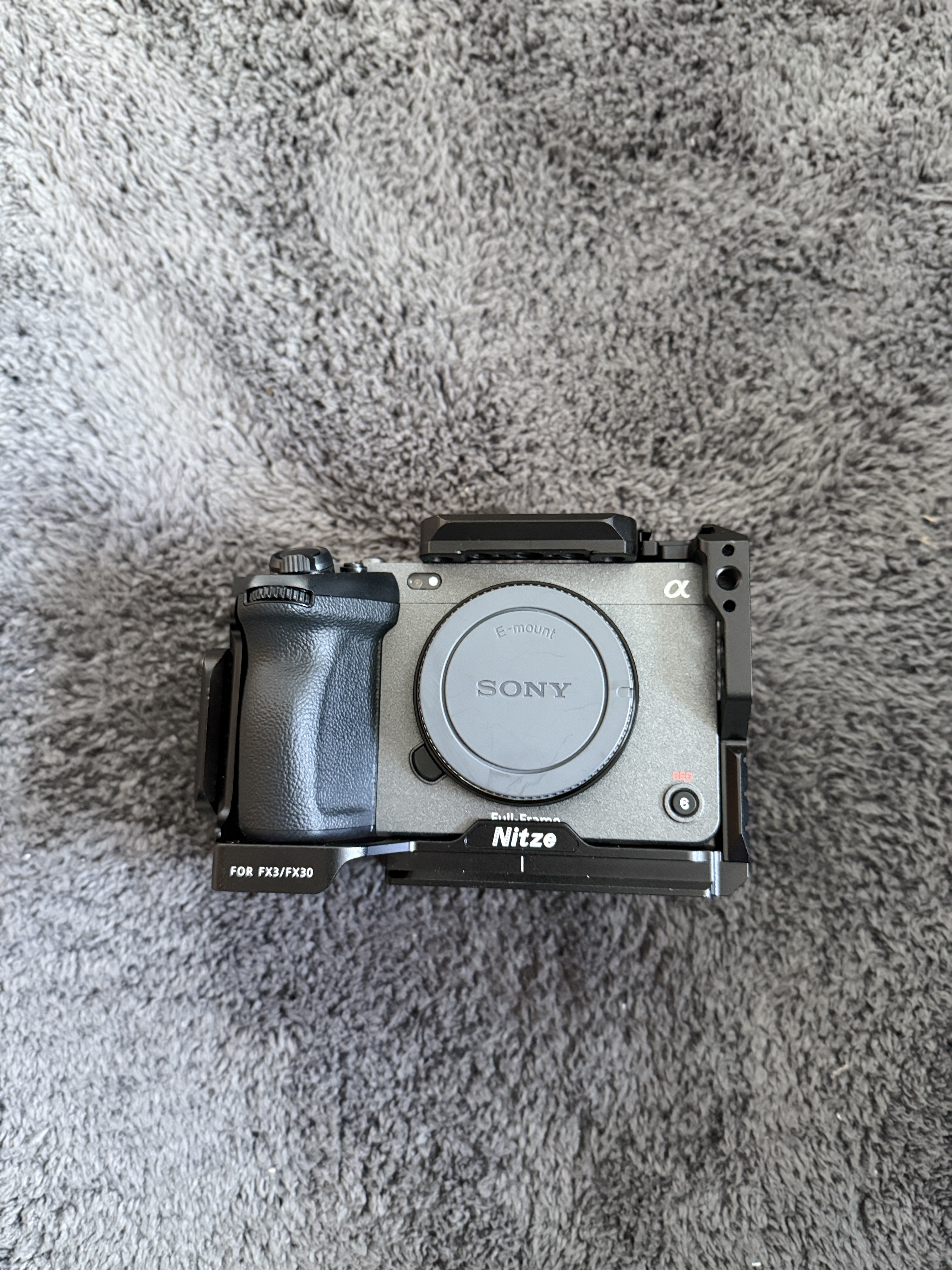 Sony fx3 cinema camera body + xlr handle