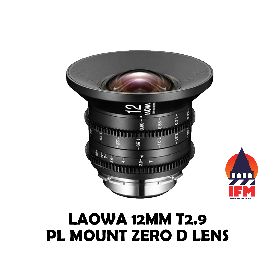 Laowa 12mm t2.9  zero d pl mount wide angle cine lens