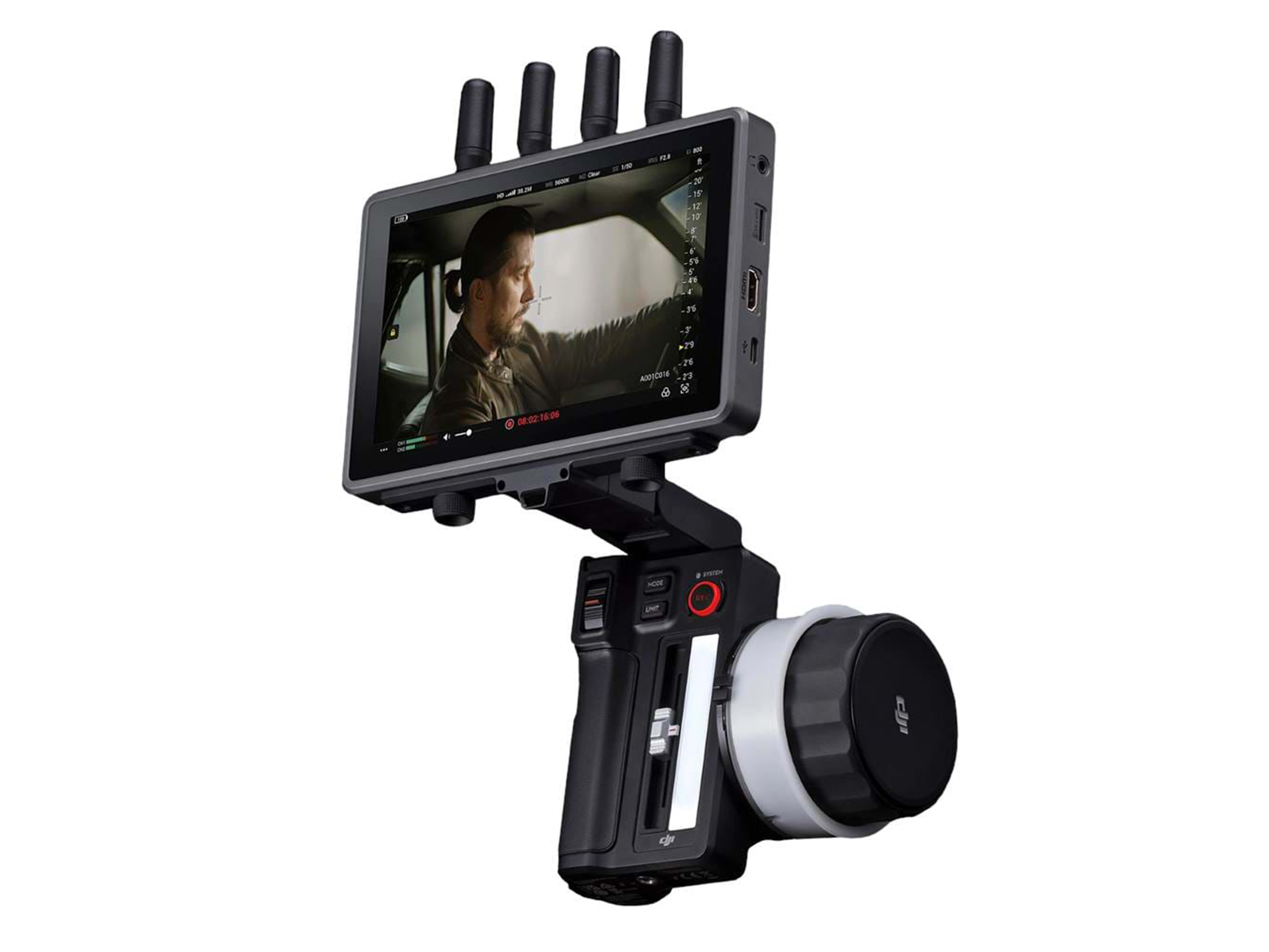Dji focus pro hand unit w/ holder + high bright remote 7 inch focus puller monitor