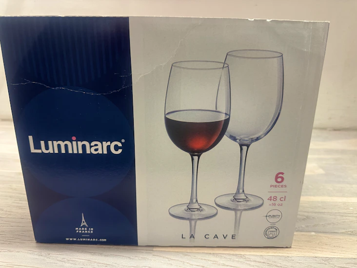 Rødvinsglass til leie – 48 cl - perfekt til fest og selskap!