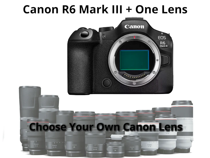 Canon r6 mark iii + choose one canon lens ( canon r6miii )