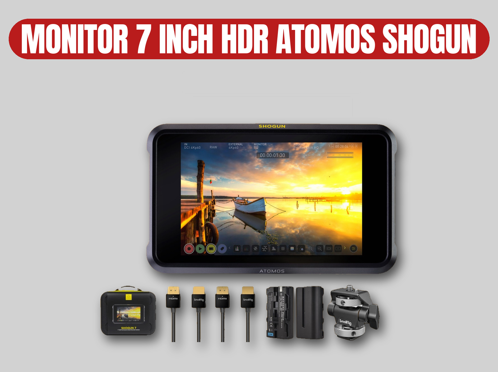 Atomos shogun 7 | 7-inch hdr monitor / sdi / hdmi recorder