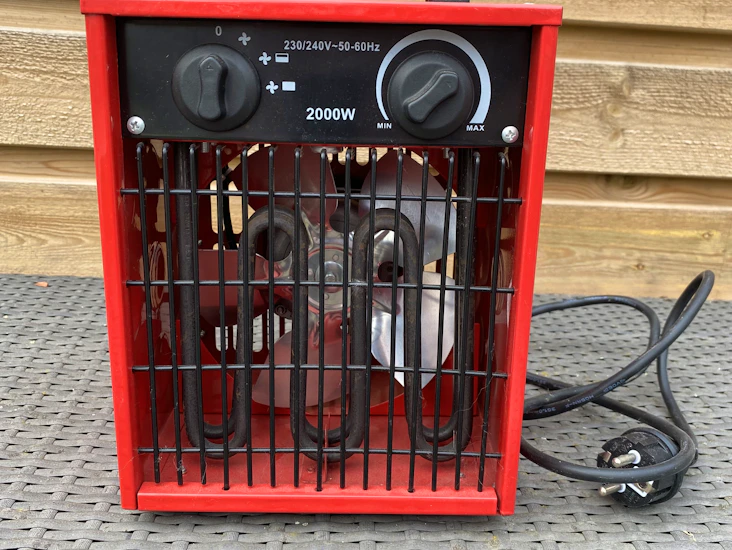Portabel värmefläkt 2000 w