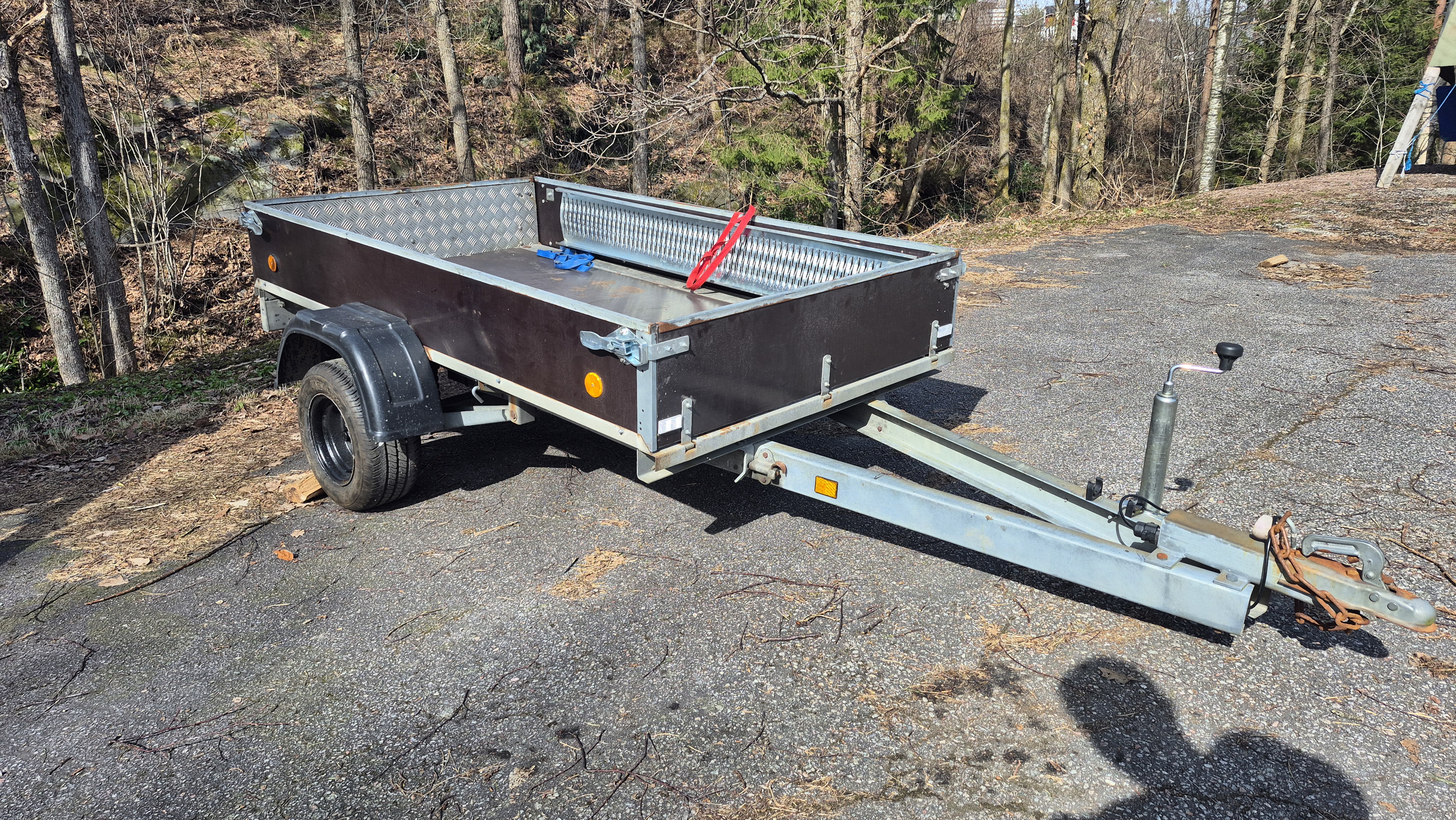 Tredal med tipp 750kg