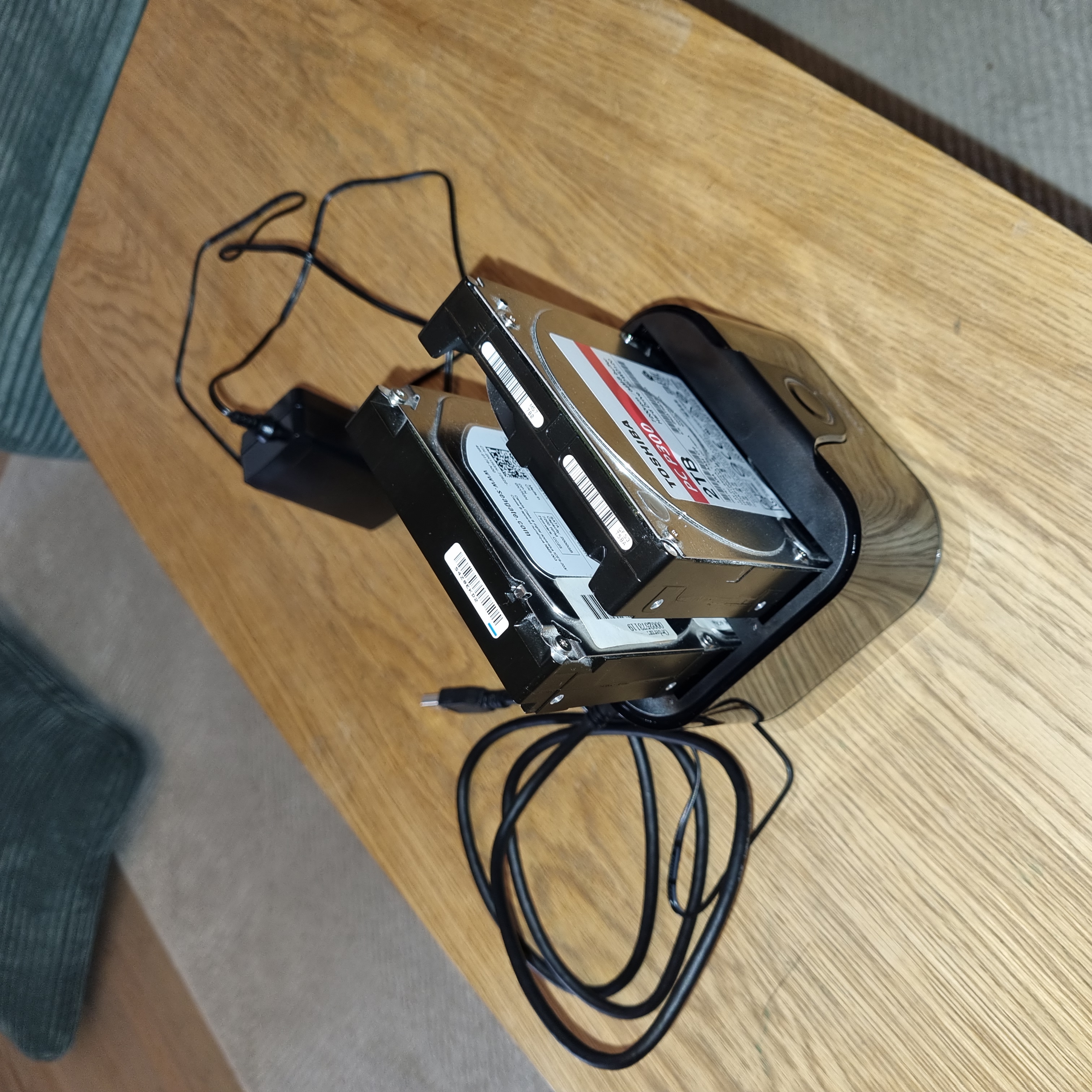 Dockingstation hdd ssd 3.5 eller 2.5 sata usb 3