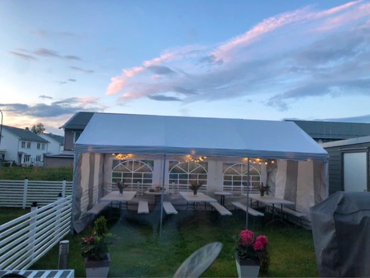 Partytält 24 kvadrat