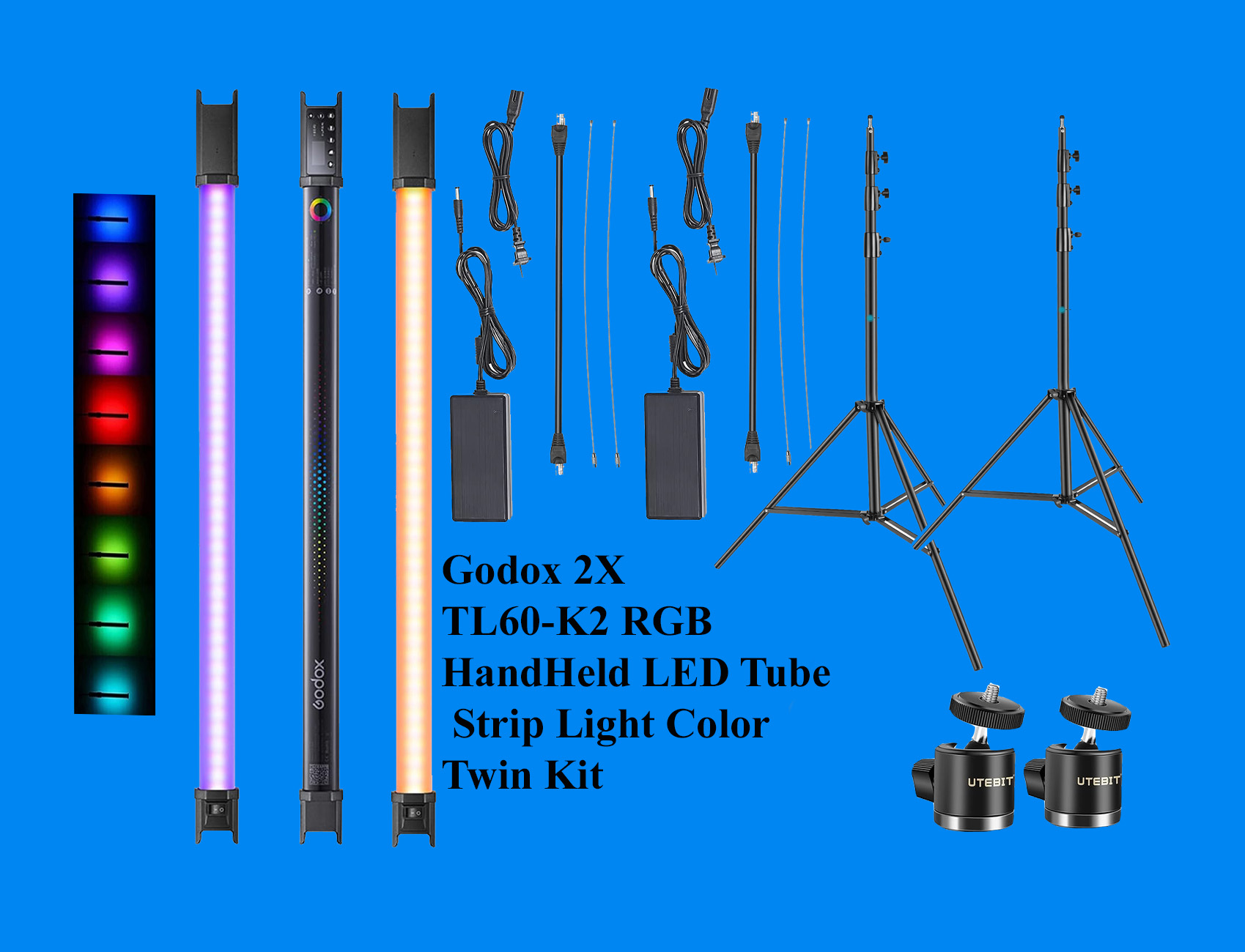 Godox tl-60 rgb, godox tl-60 rgb led tube light
