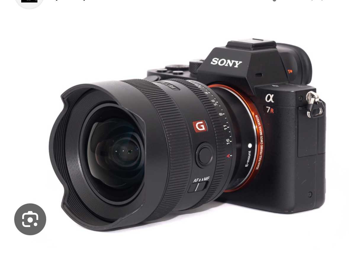 Sony alpha a7r iv + sony fe 14mm f1.8 gm lens