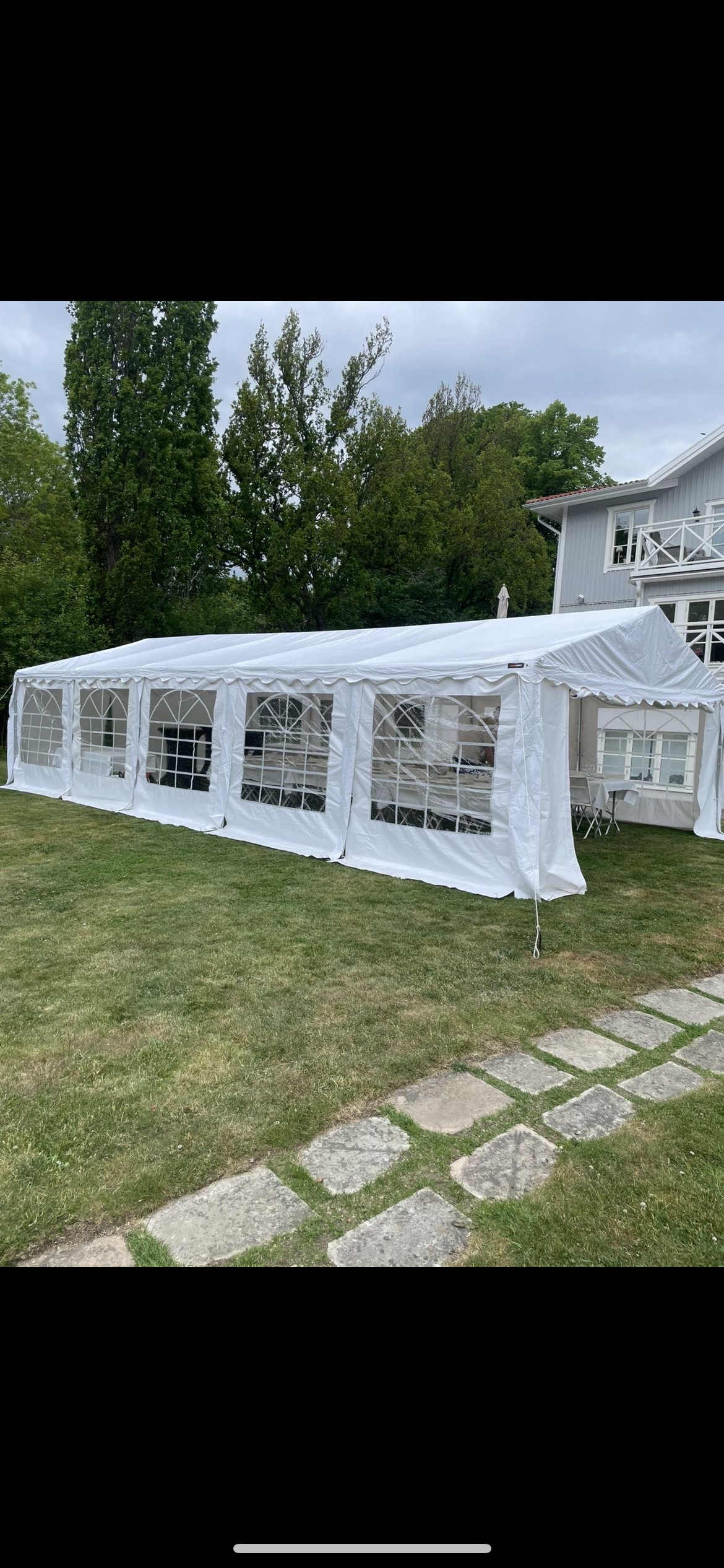 Partytält 4x8, vi bygger det åt dig