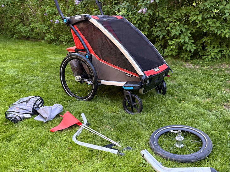 Thule chariot cross dubbelvagn