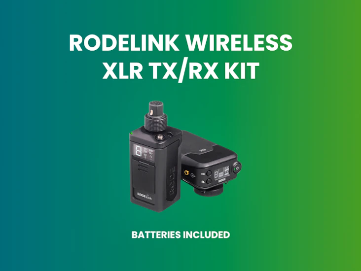 Rodelink newsshooter wireless xlr audio tx/rx kit