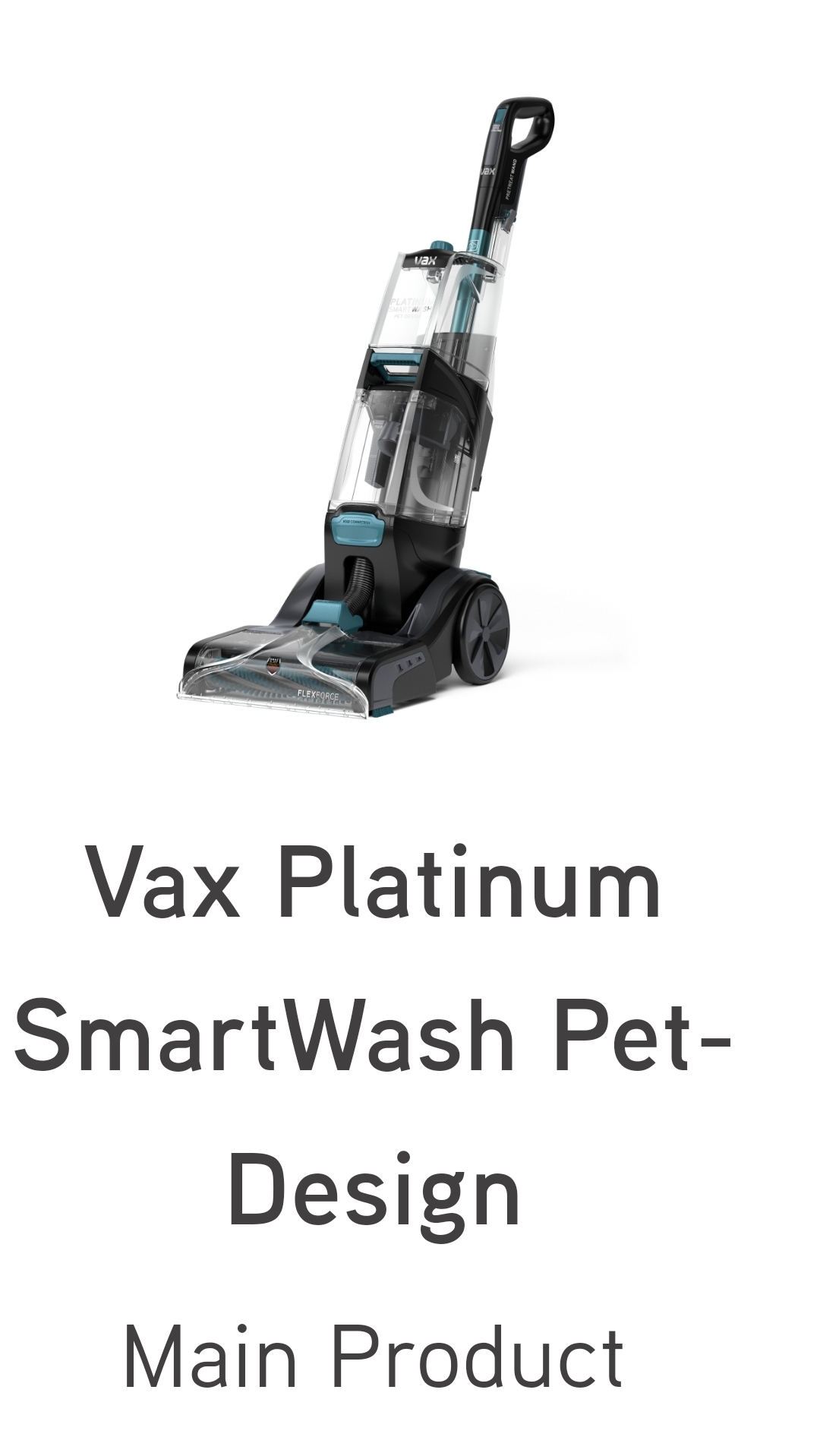 Vax platinum pet carpet cleaner