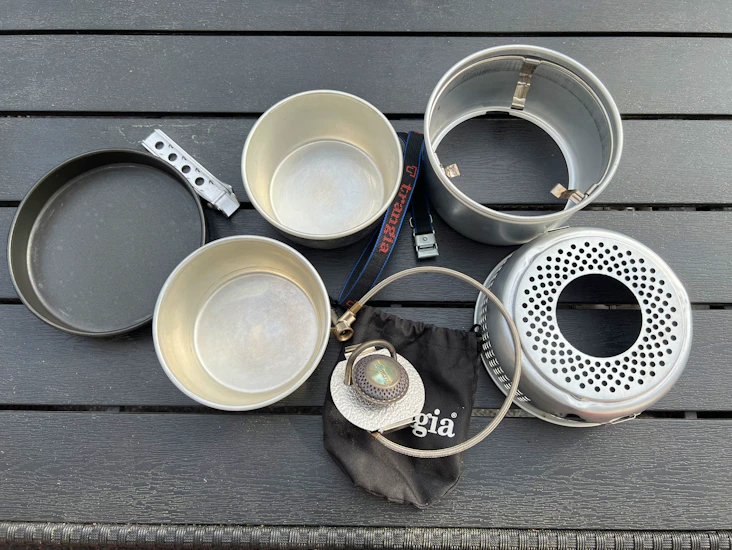 Trangia kaasupolttimella