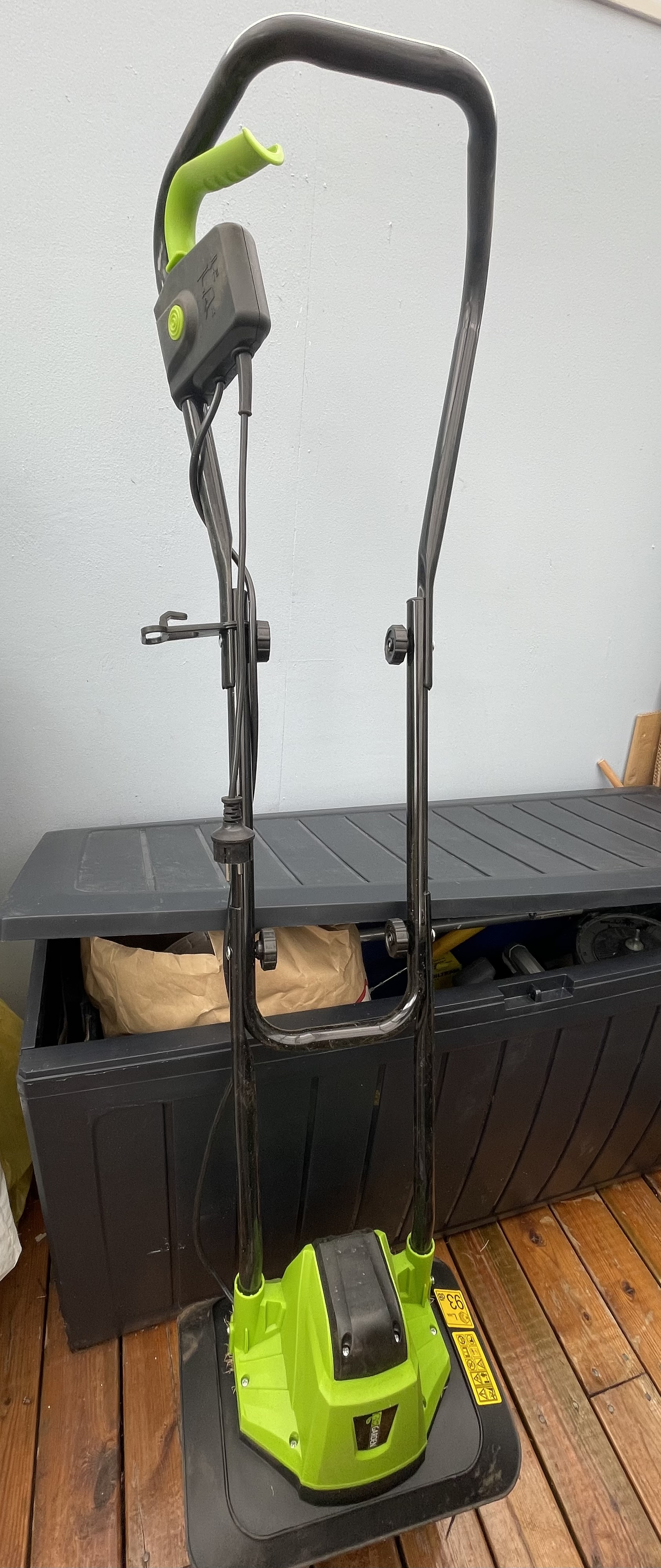 Elektrisk jordfräs med 1050w