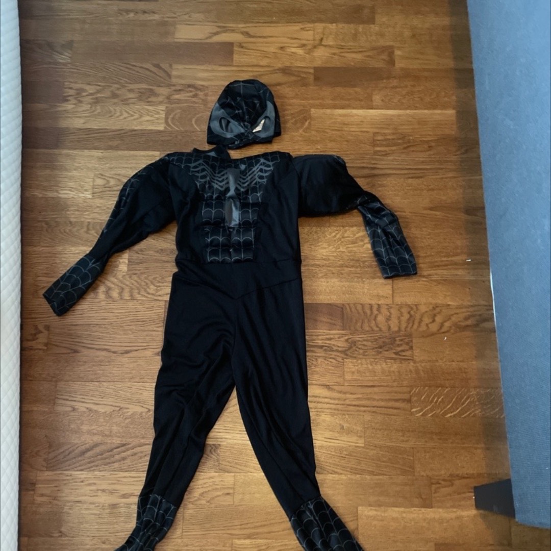 Black spiderman för barn