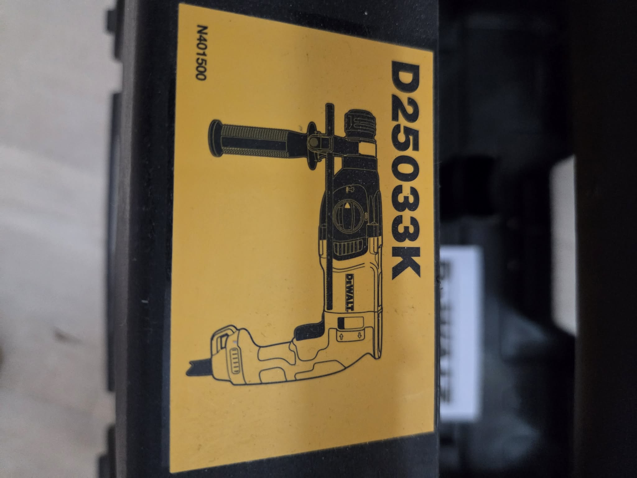 Dewalt sds+ borrhammare – komplett kit med borrchuck