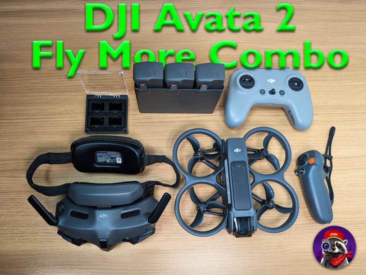 Dji avata 2 fly more combo + dji fpv remote controller 3 + nd filters