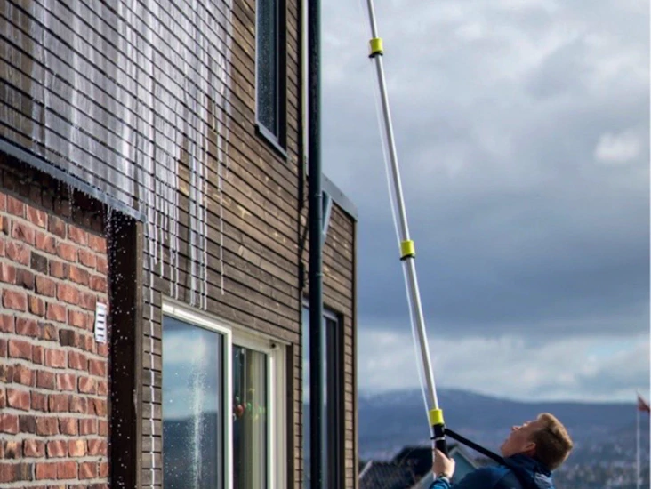 Ava teleskoplanse for husvask og takvask