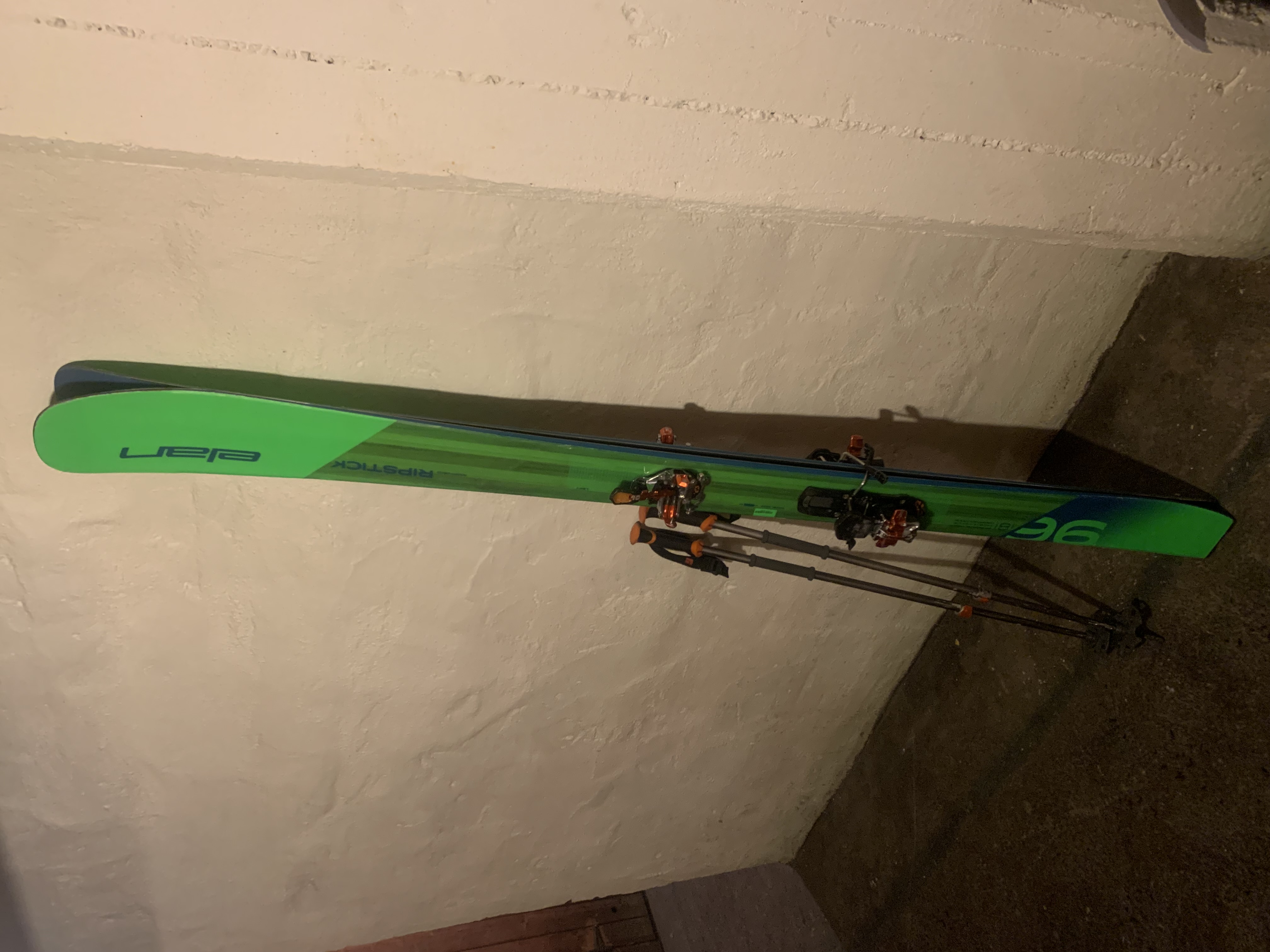 Ski, feller og staver for randonee 