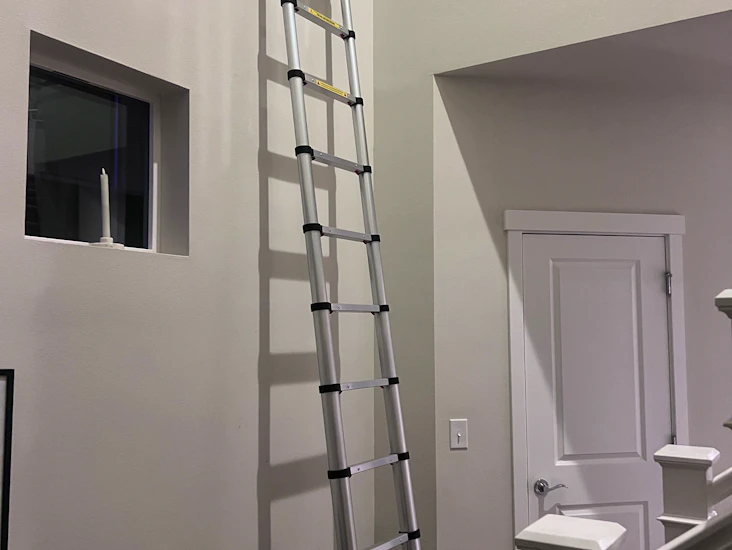 12.5’ telescoping ladder