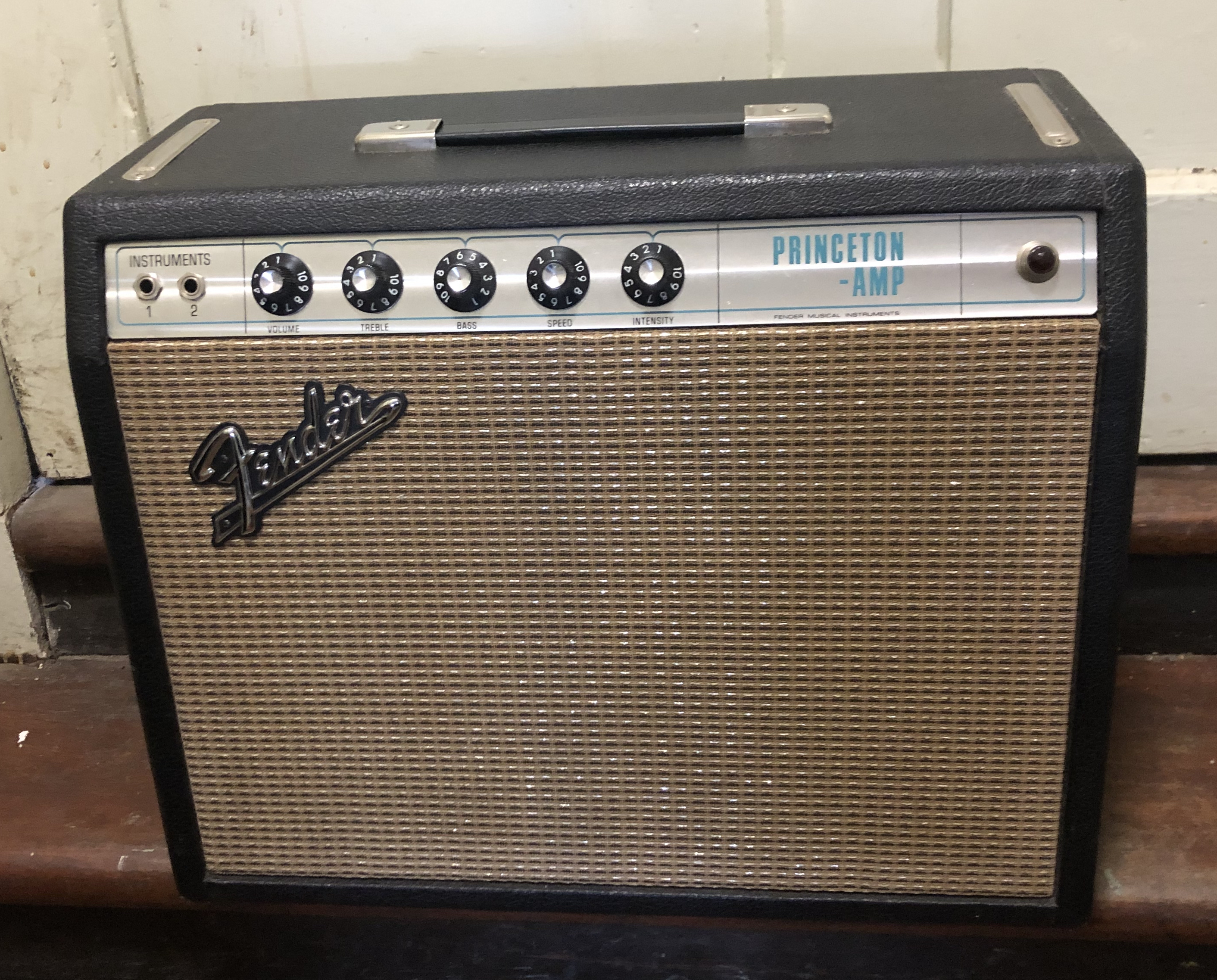 Fender princeton (pre cbs) original 1965 (blackline) vintage guitar amplifier