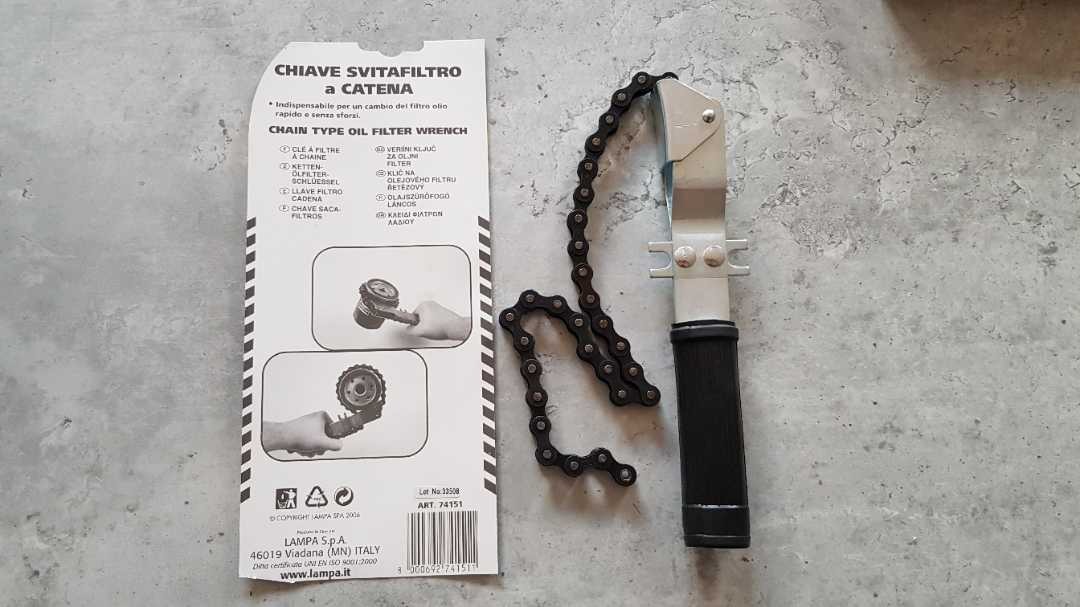 Oljefilteravdragare för en bil