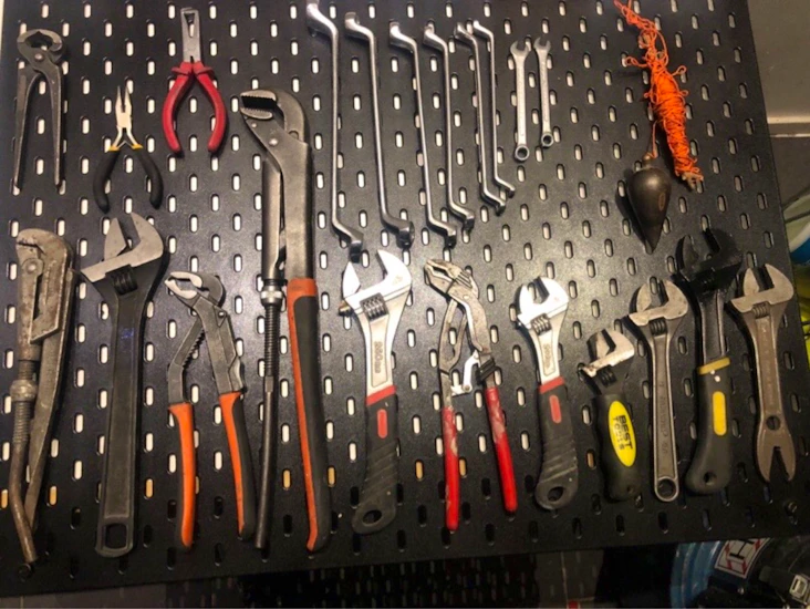 Skiftnyckel med div kompisar