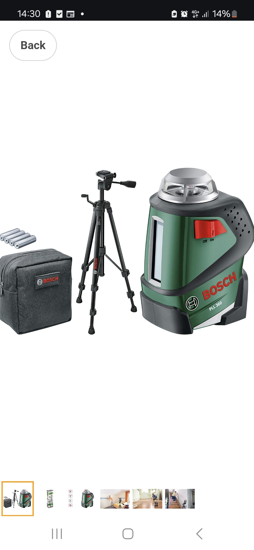 Bosch krysslaser pll360