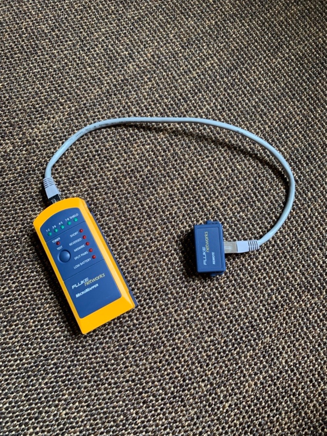 Fluke rj45 kabeltestare