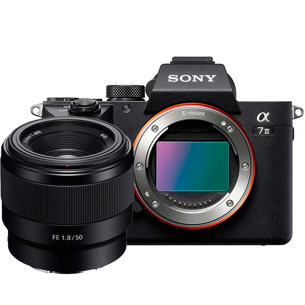 Sony a7 mark iii - fullt paket med objektiv och linser 