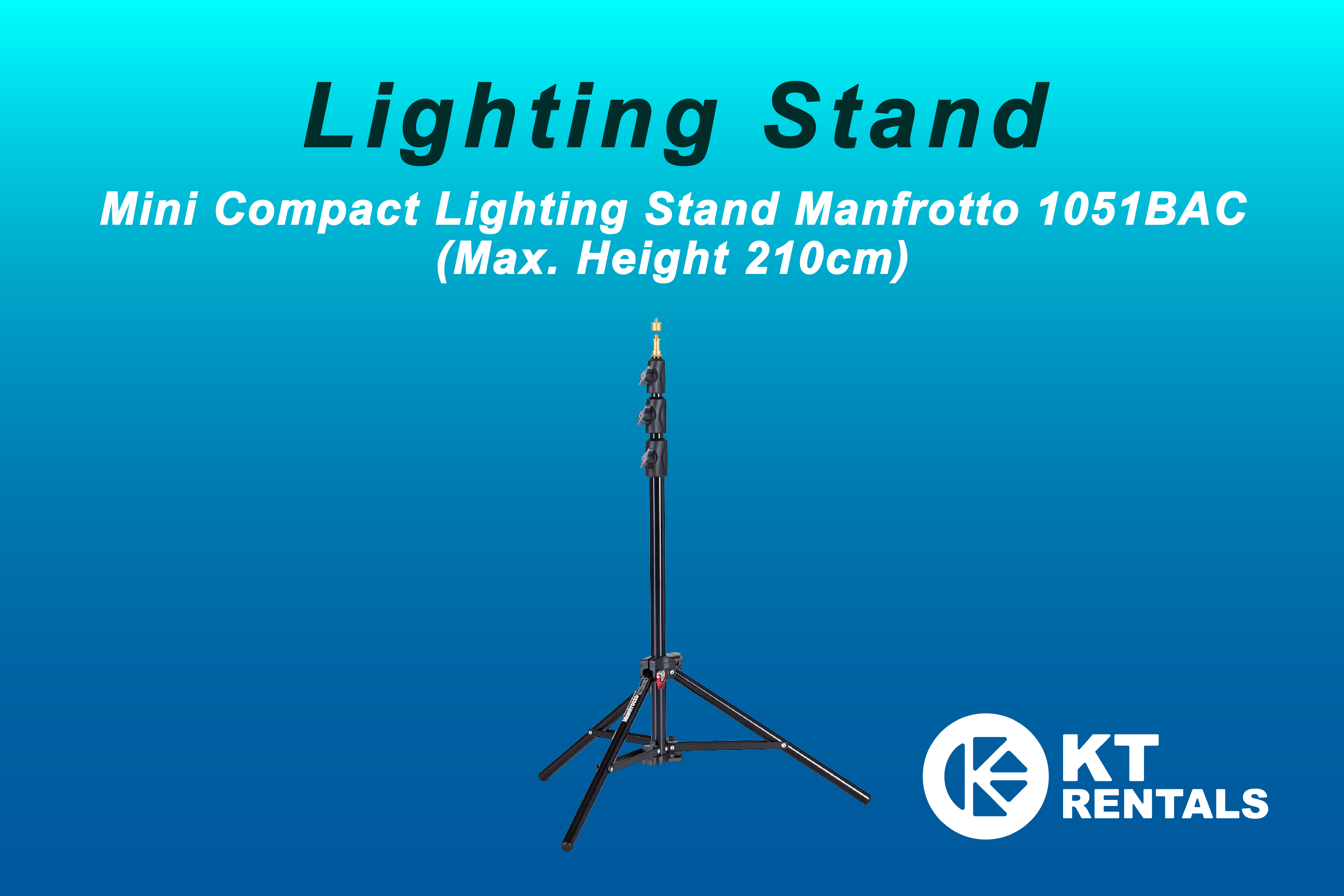 Compact lighting stand