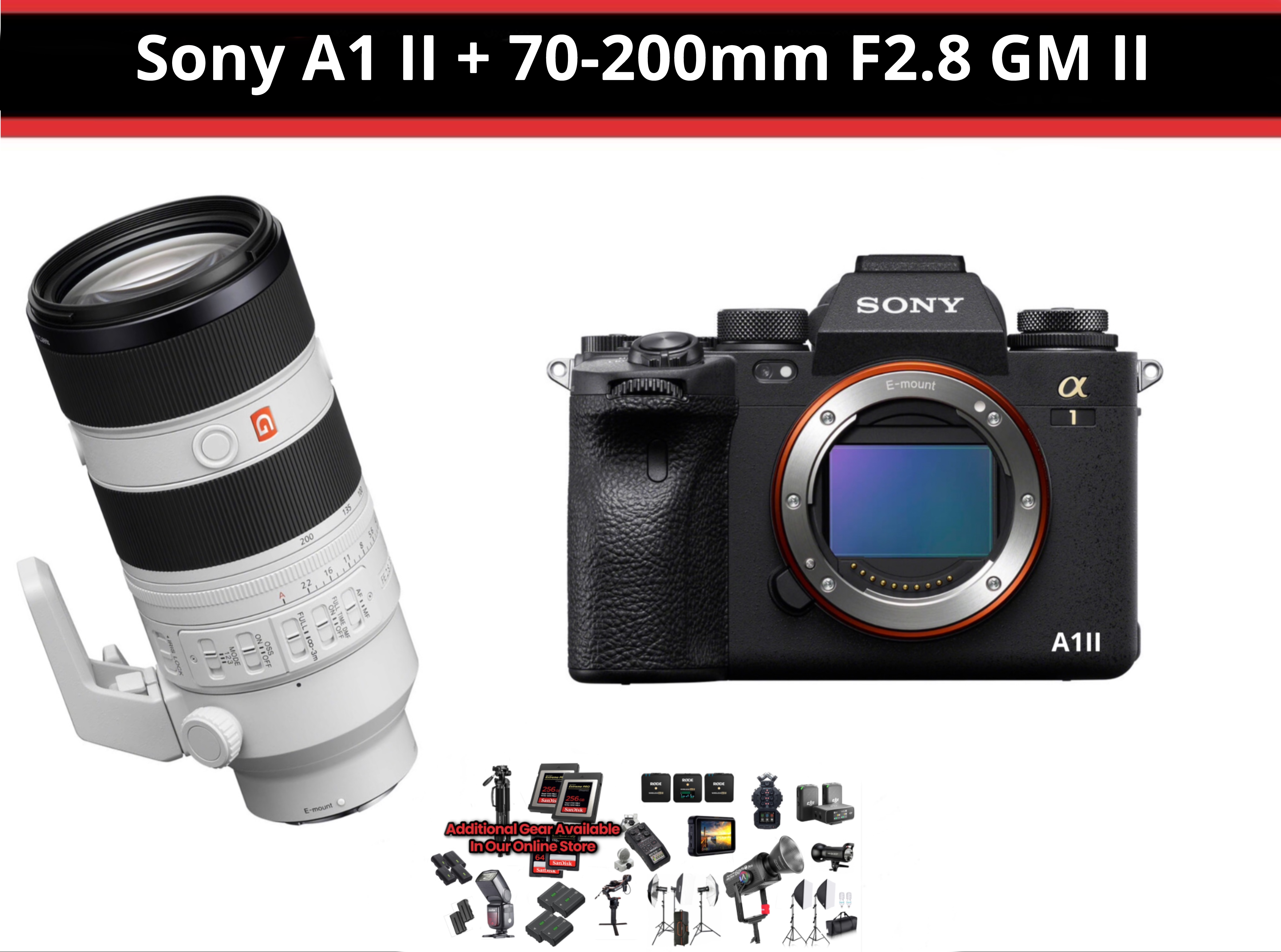 Sony a1 mark ii + 70-200mm f2.8 gm ii ( sony a1mii |  sony a1ii )