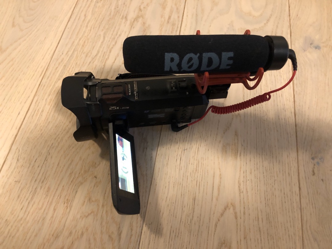 Panasonic hc-vx870 4k kamera + videomic go