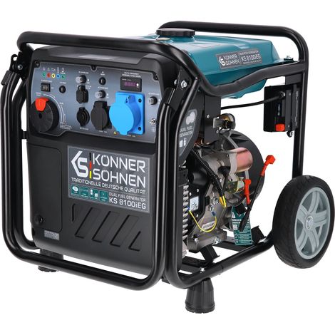 Könner söhnen ks 8100ieg lpgpetrol inverter generator