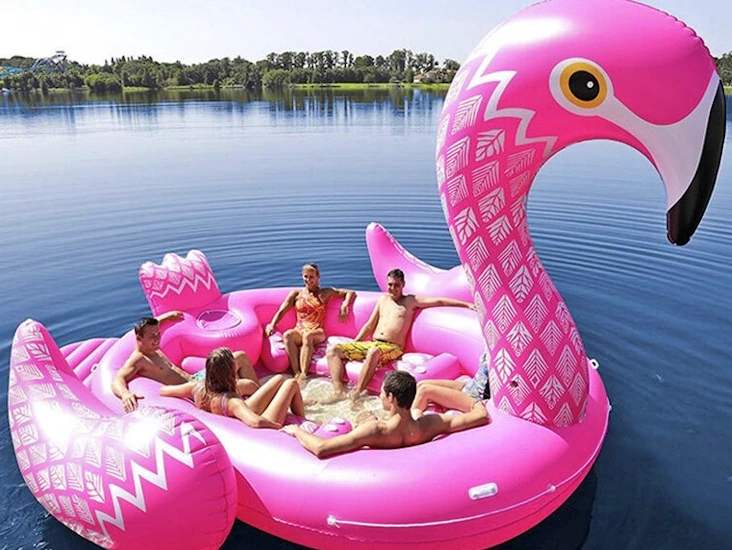Badleksak flamingo