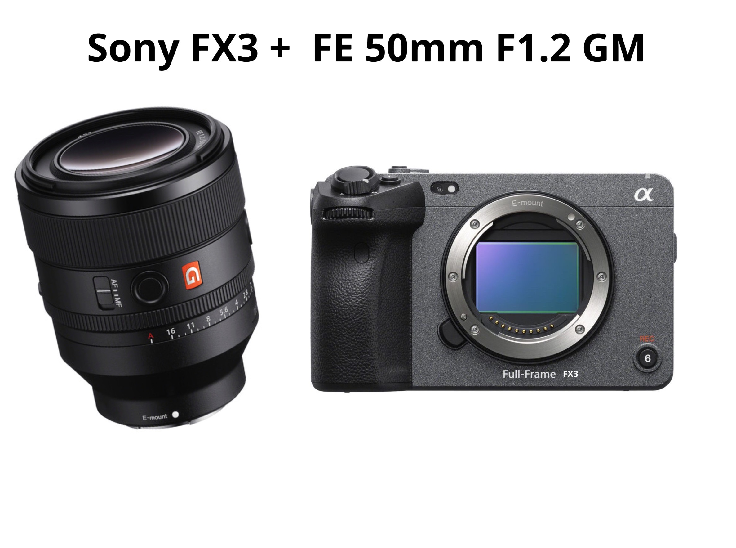 Sony fx3 + 50mm f1.2 gm