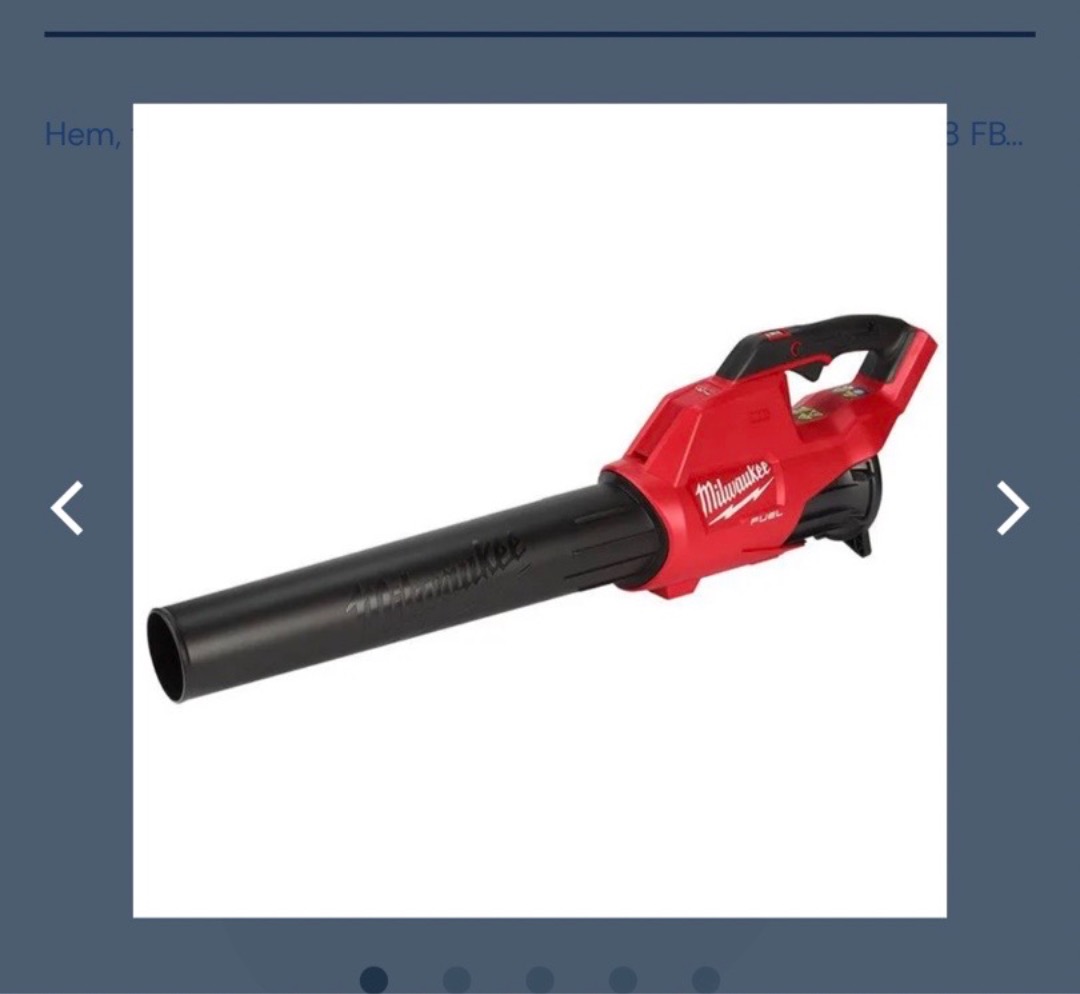 Batteridriven lövblås