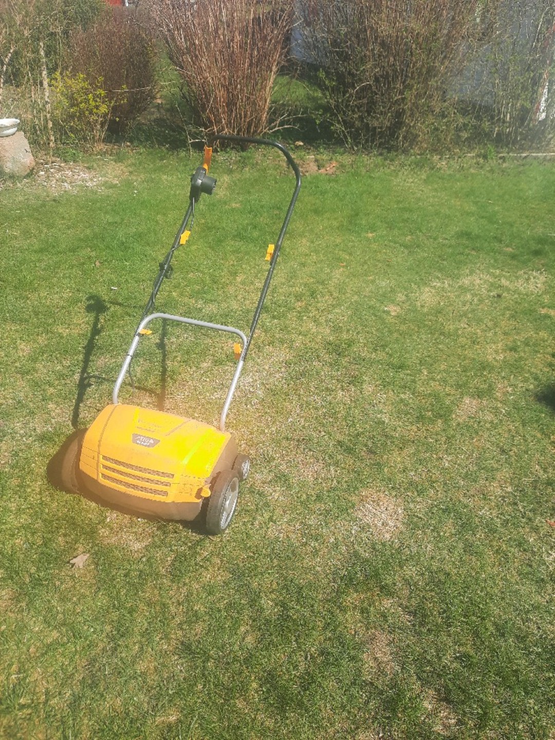 Elektrisk mossrivare /vertikalskärare