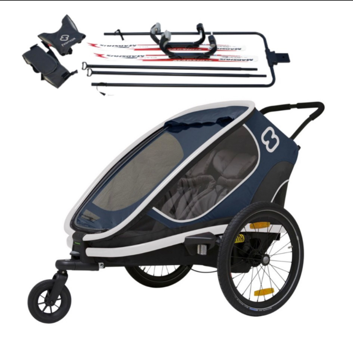 Hamax til sykkel, ski eller løping/gåtur!