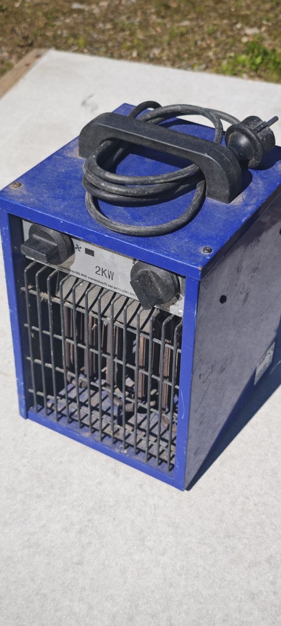 Byggfläkt 2kw 