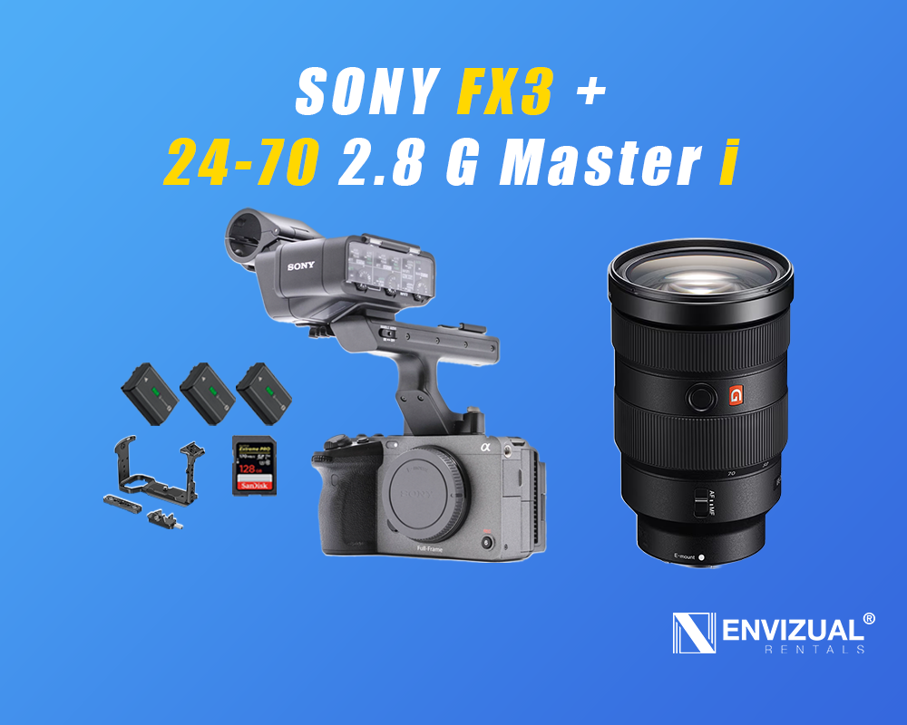 Sony fx3 cine camera + 24-70 mm 2.8 gm i lens