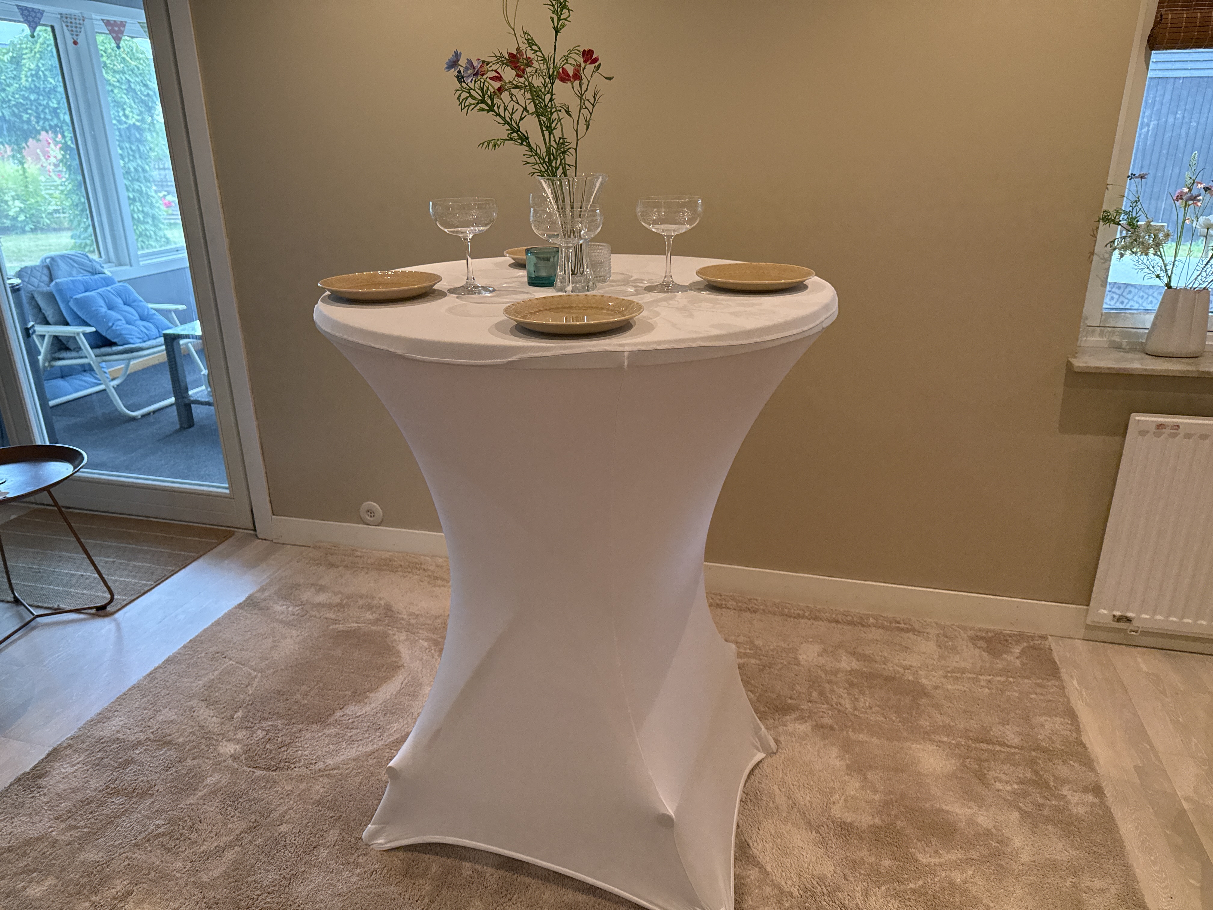 5 ståbord/ barbord / mingelbord 80 cm diameter 