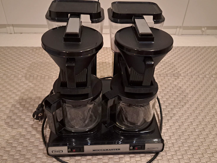 Tupla moccamaster kahvinkeitin