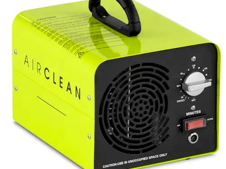 Snabbverkande ozongenerator med 15 000 mg/h. från unket till fräscht – 1 m² klar på 35 sek