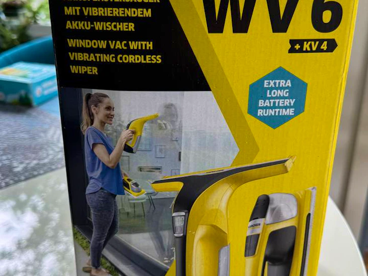 Kärcher wv6 window vac + kv4 vibration cleaner – sparkling clean windows made easy! 🪟✨