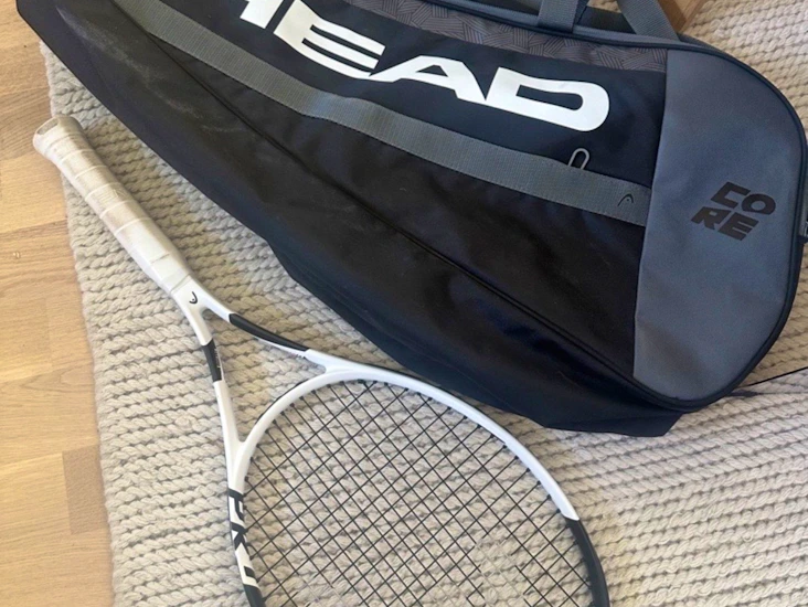 Tennisracket og bag til herre fra head!