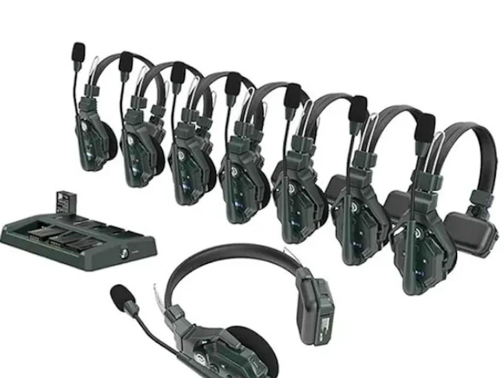 Hollyland solidcom c1 wireless headset intercom system 8-person full duplex